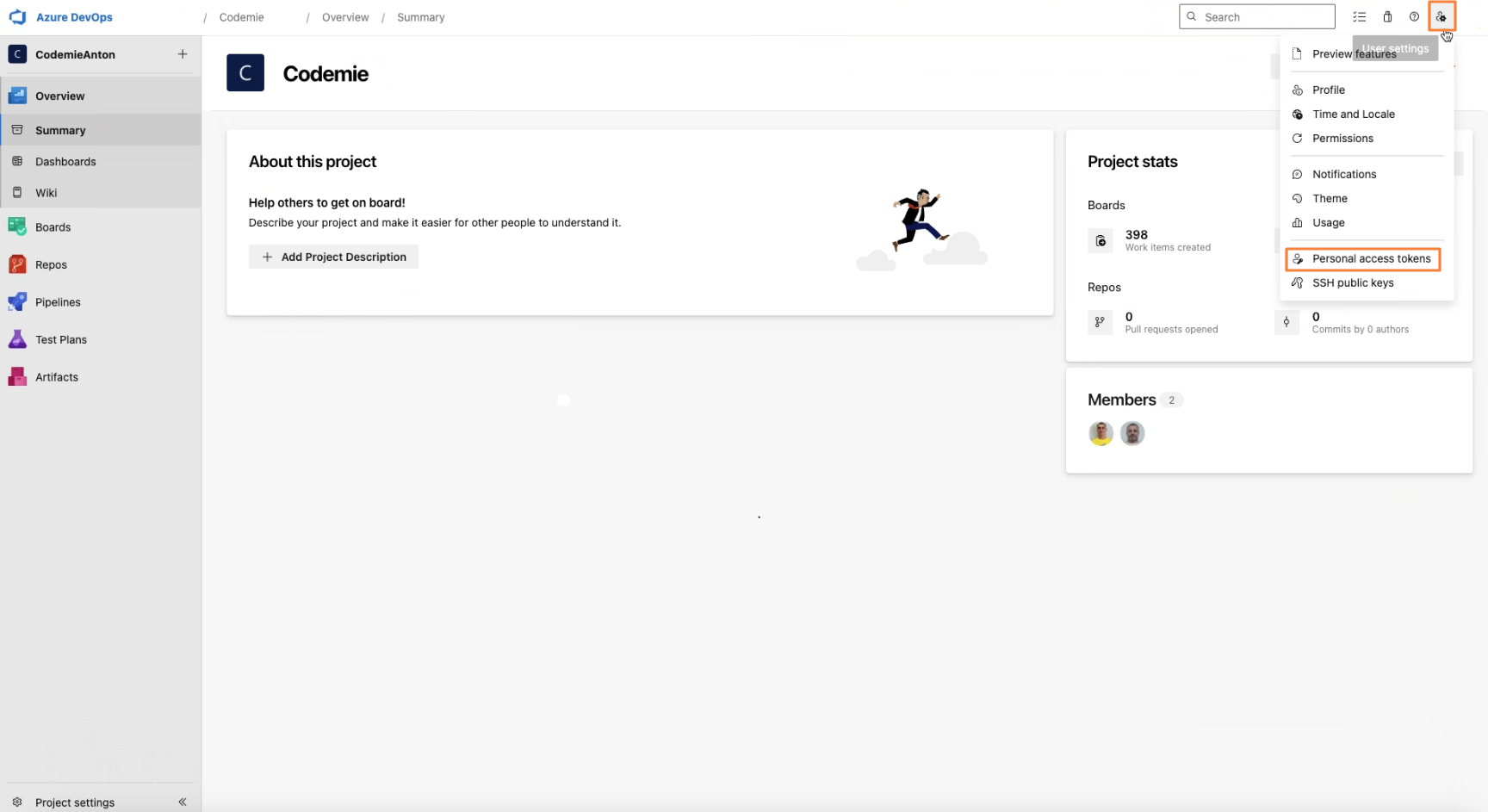 Personal Access Tokens